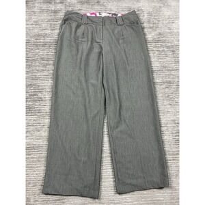 Cato Pants Womens 16W Gray Wide Leg‎ Polyester Blend Casual